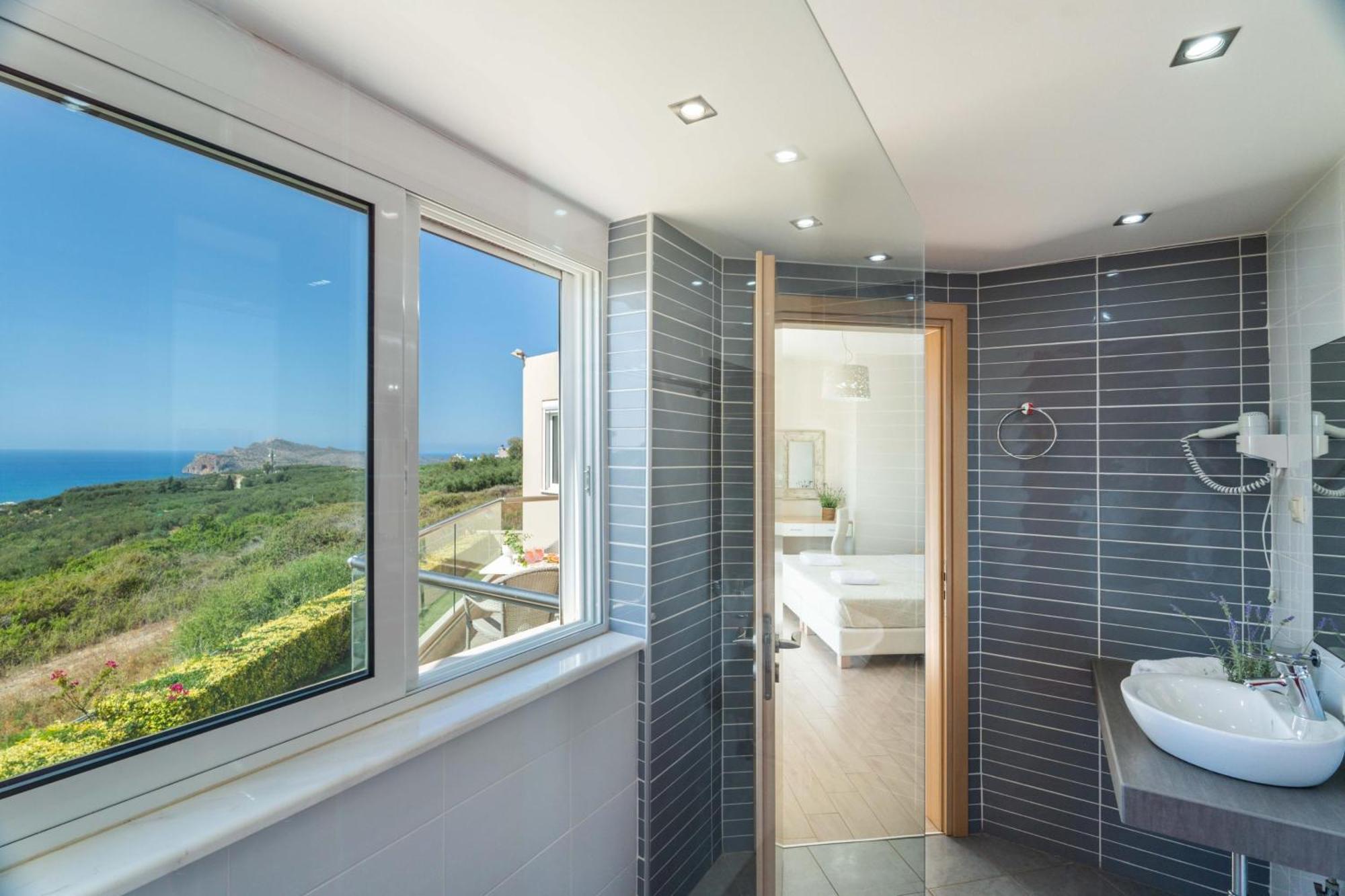 Villa Ariella With Sea View Agia Marina  Luaran gambar