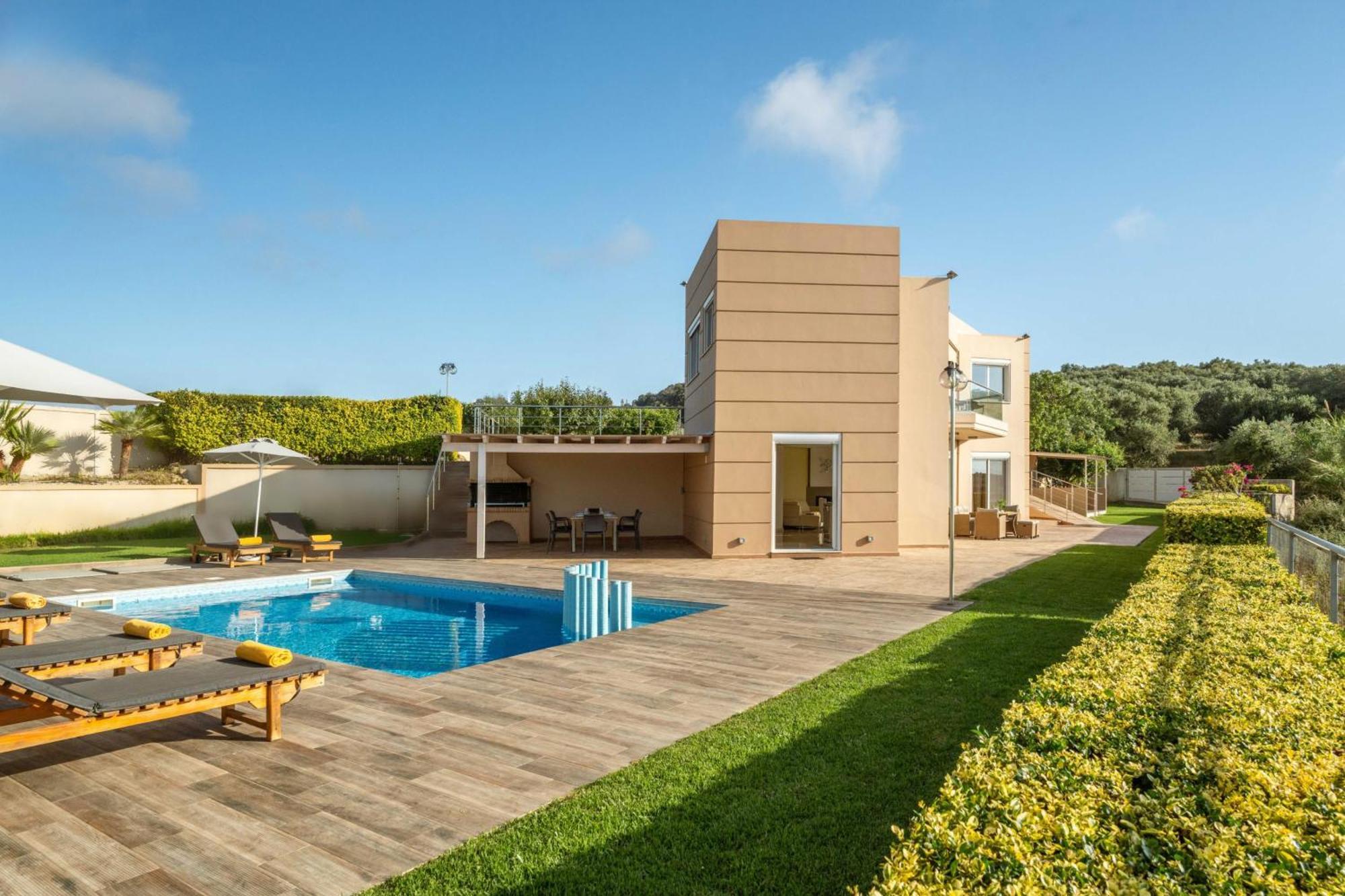 Villa Ariella With Sea View Agia Marina  Luaran gambar