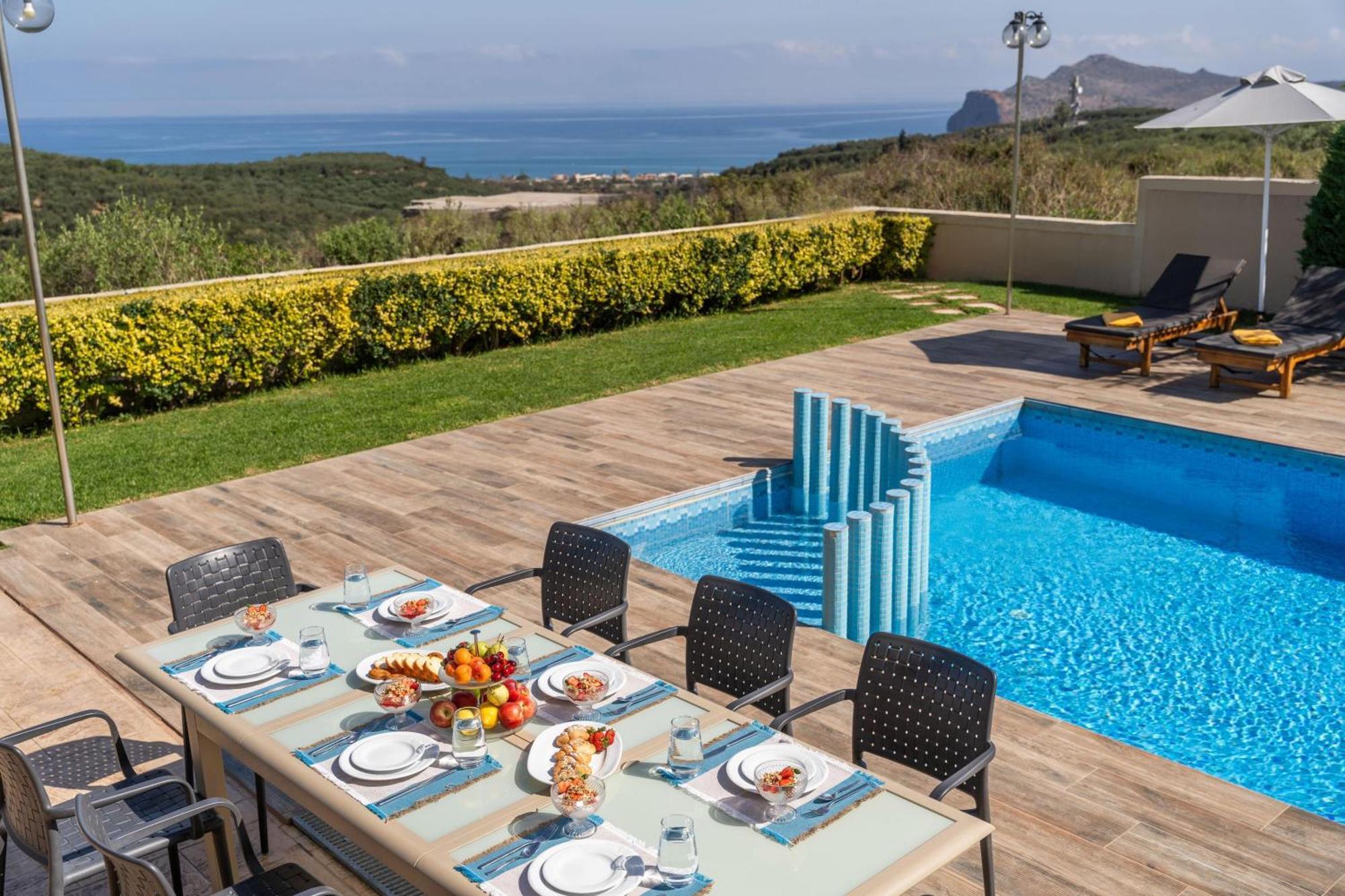 Villa Ariella With Sea View Agia Marina  Luaran gambar