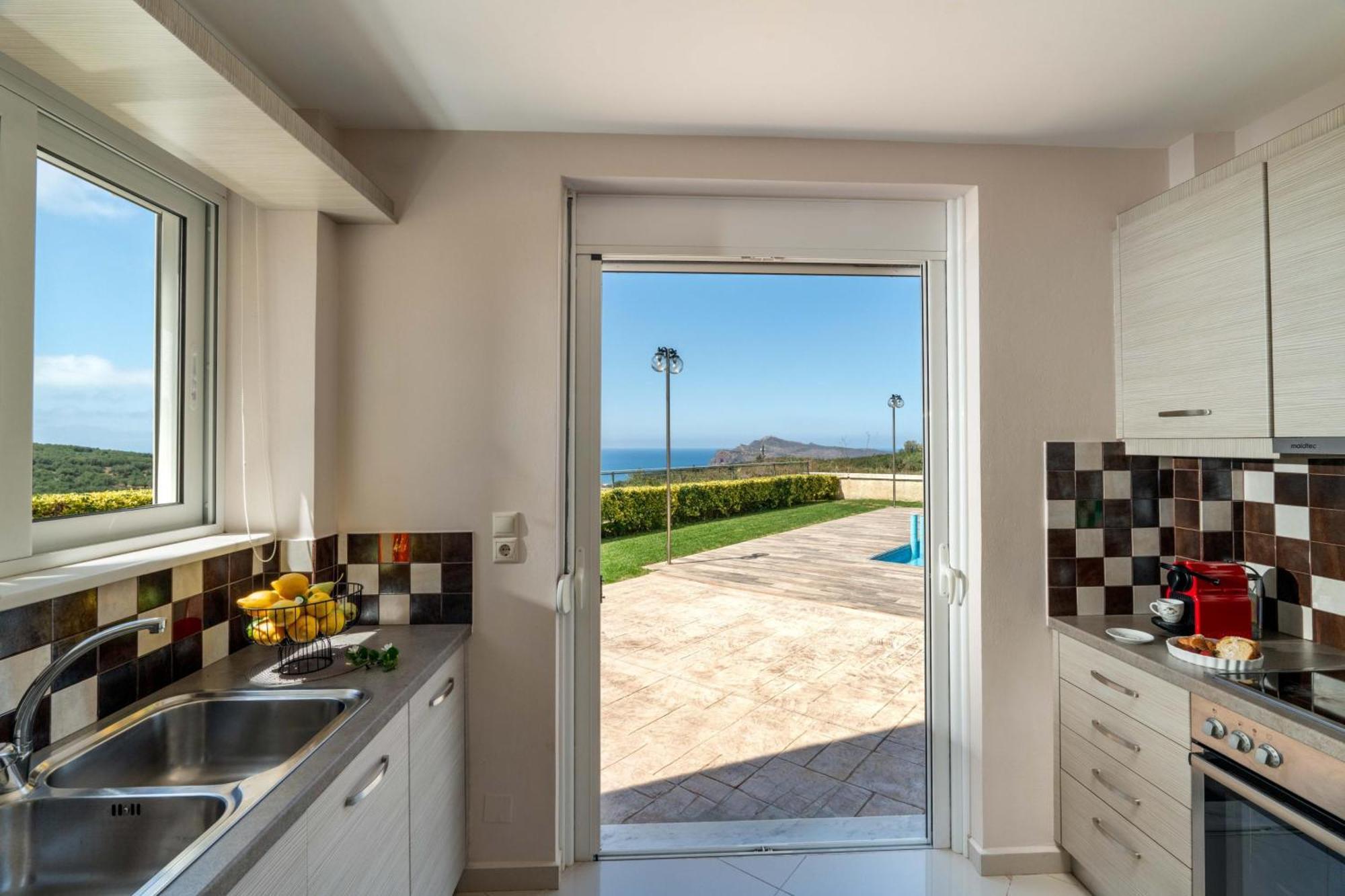 Villa Ariella With Sea View Agia Marina  Luaran gambar