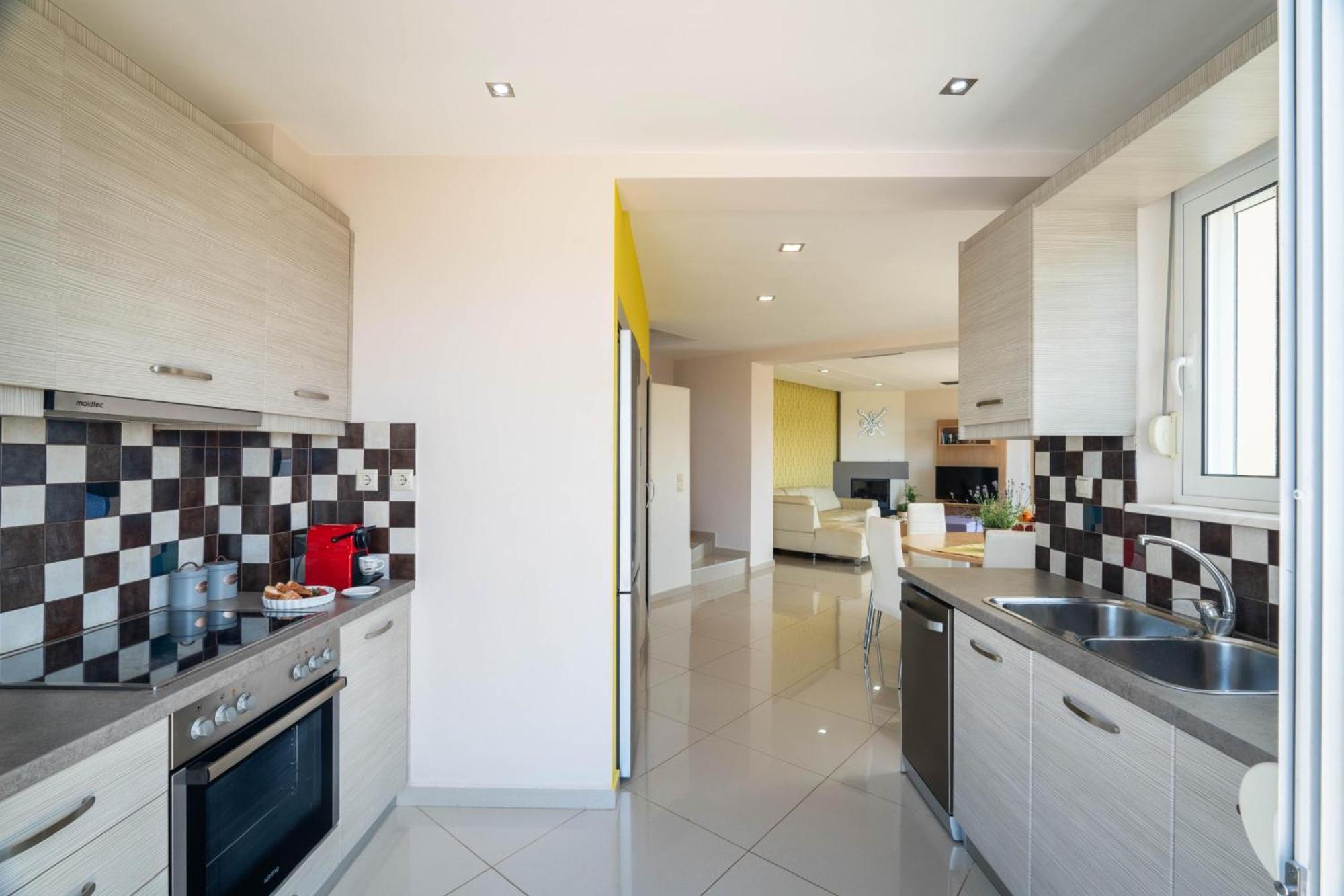 Villa Ariella With Sea View Agia Marina  Luaran gambar