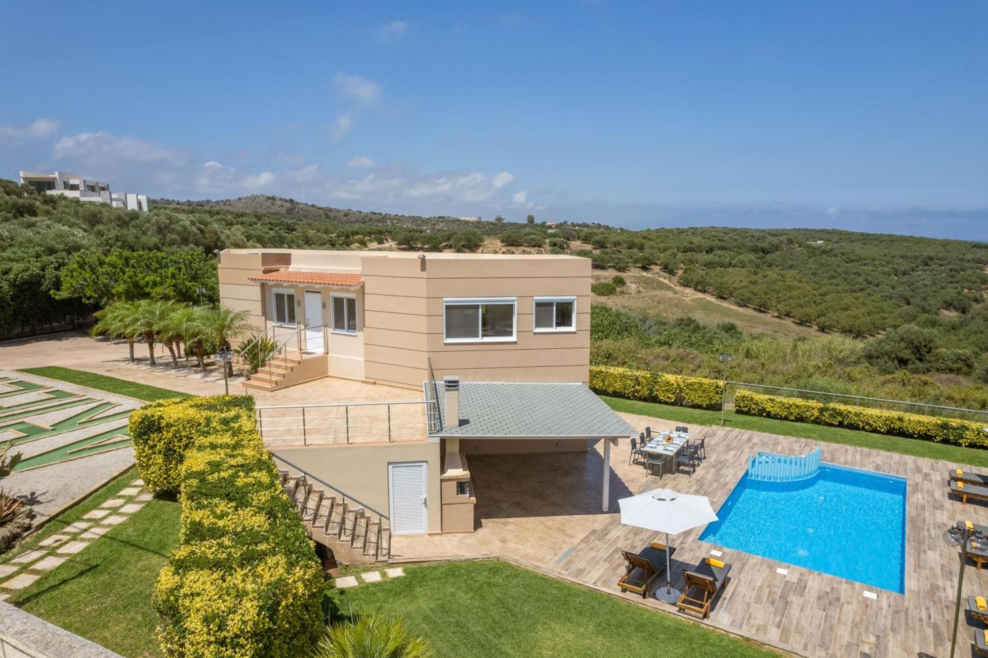 Villa Ariella With Sea View Agia Marina  Luaran gambar