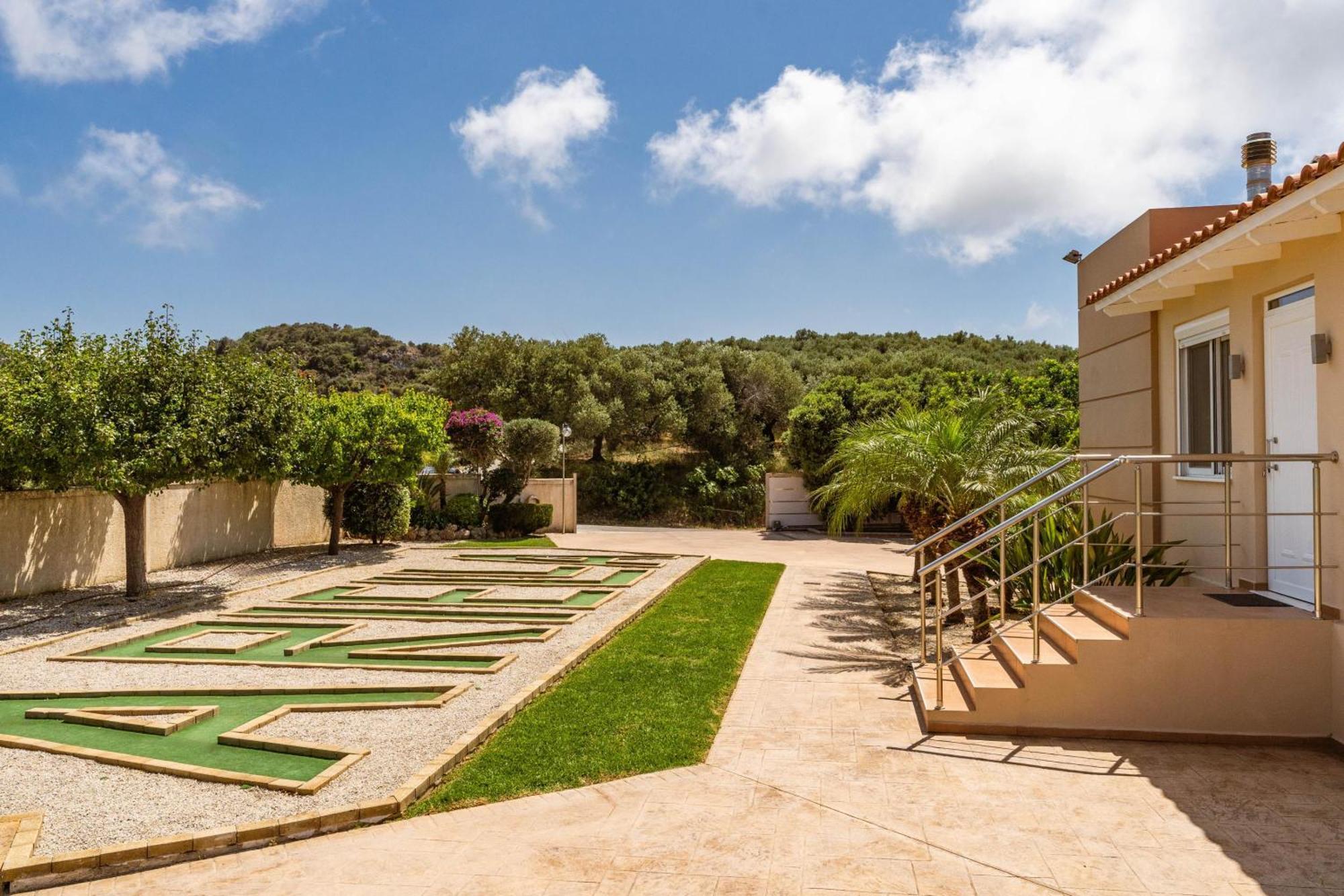 Villa Ariella With Sea View Agia Marina  Luaran gambar