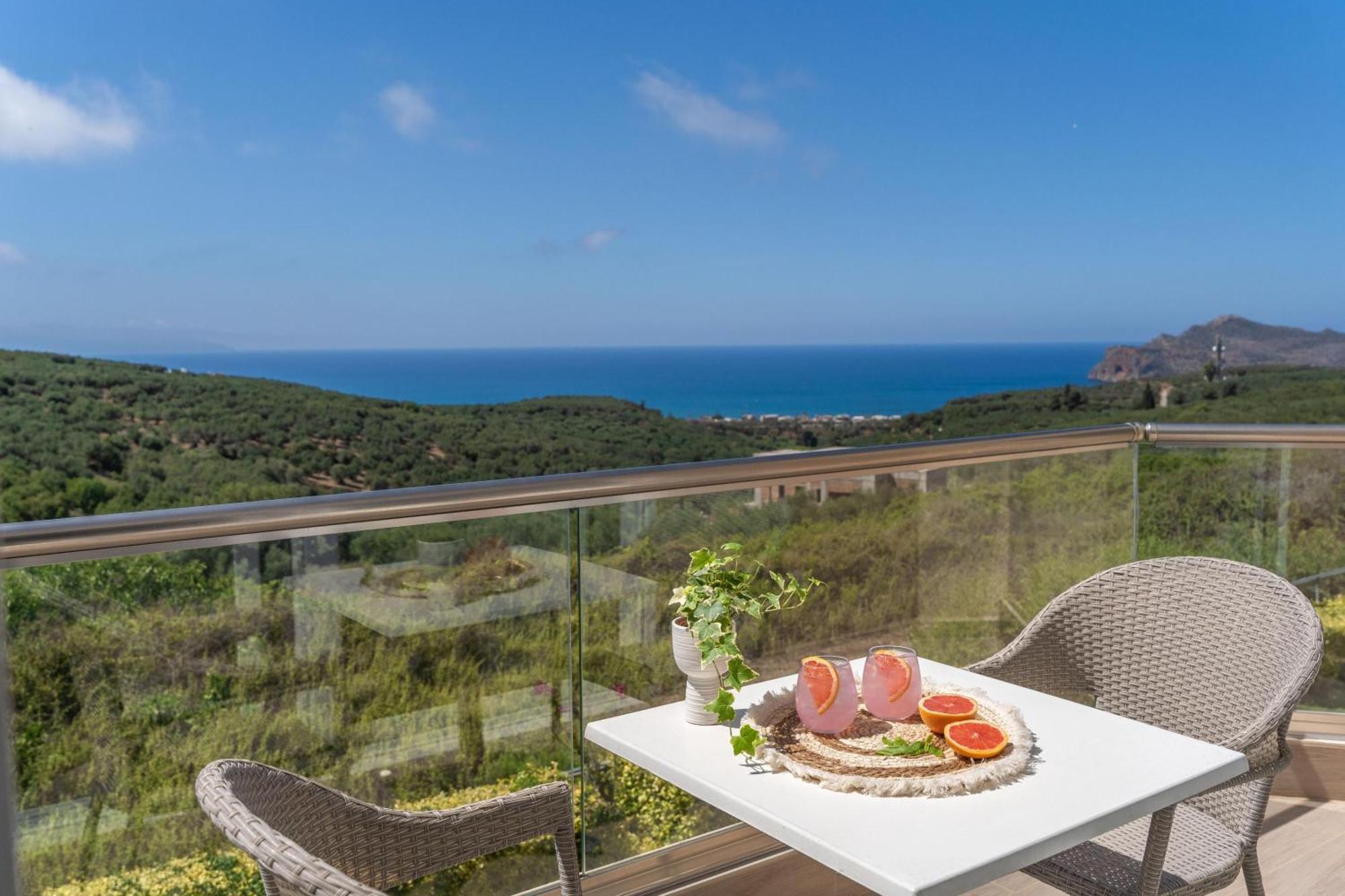 Villa Ariella With Sea View Agia Marina  Luaran gambar