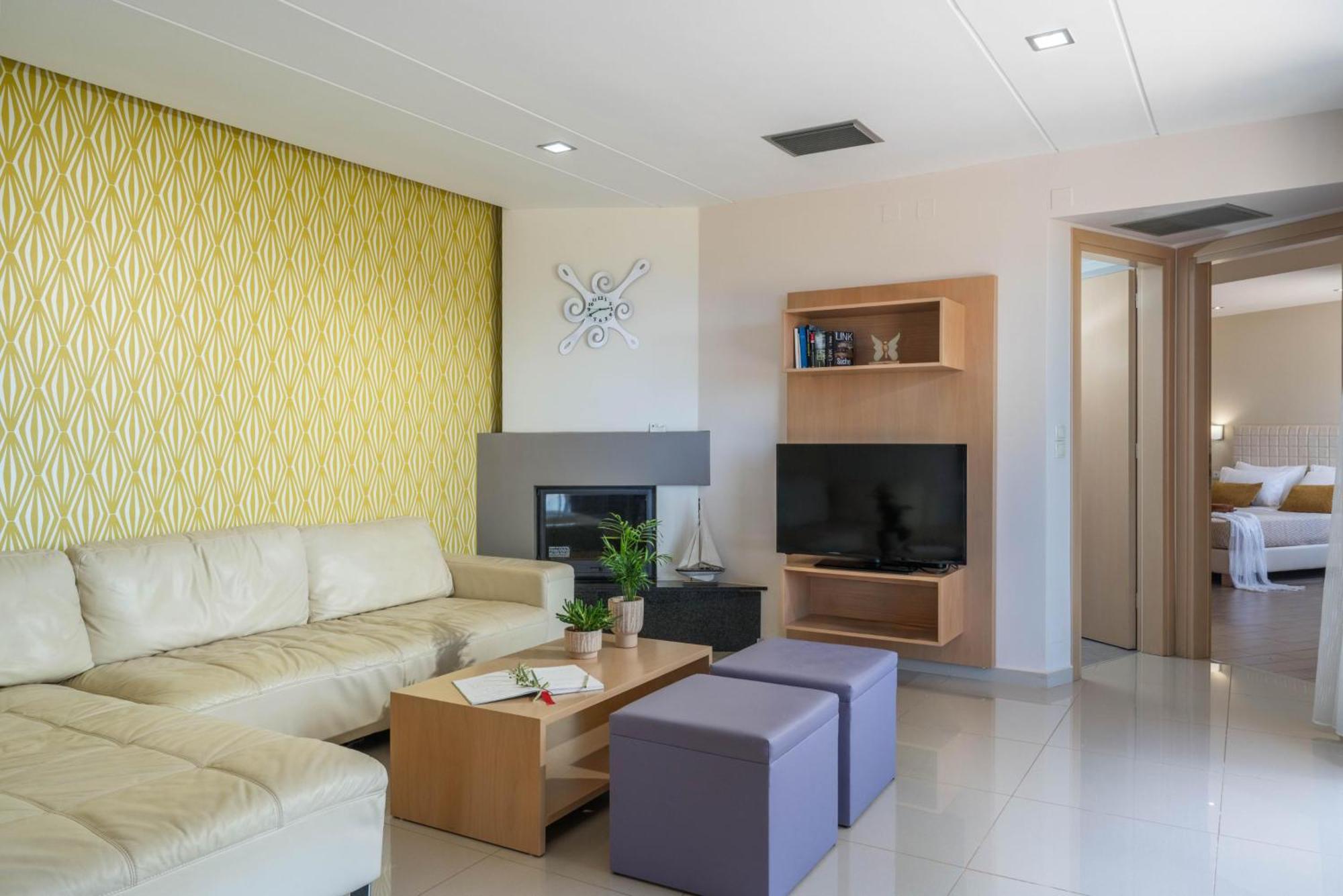 Villa Ariella With Sea View Agia Marina  Luaran gambar