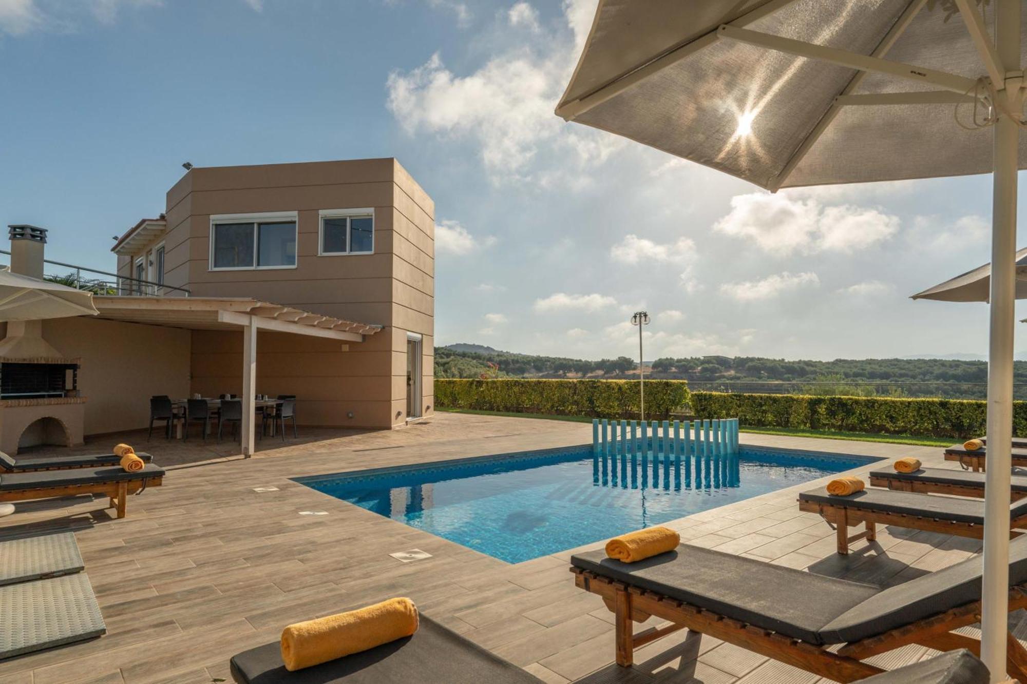 Villa Ariella With Sea View Agia Marina  Luaran gambar
